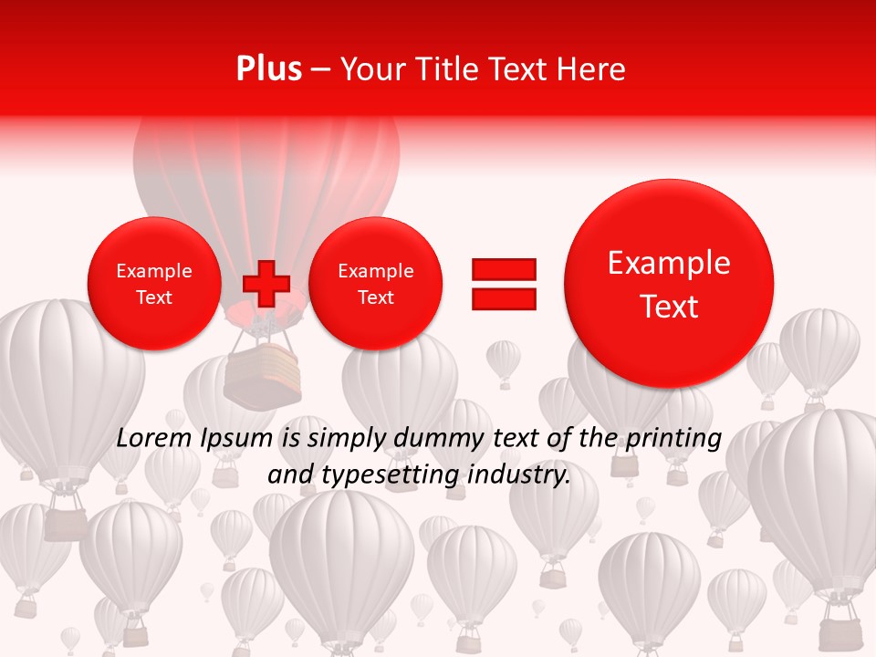 White Tourism Single Object PowerPoint Template