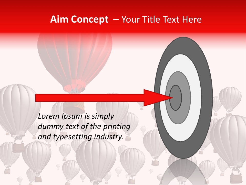 White Tourism Single Object PowerPoint Template