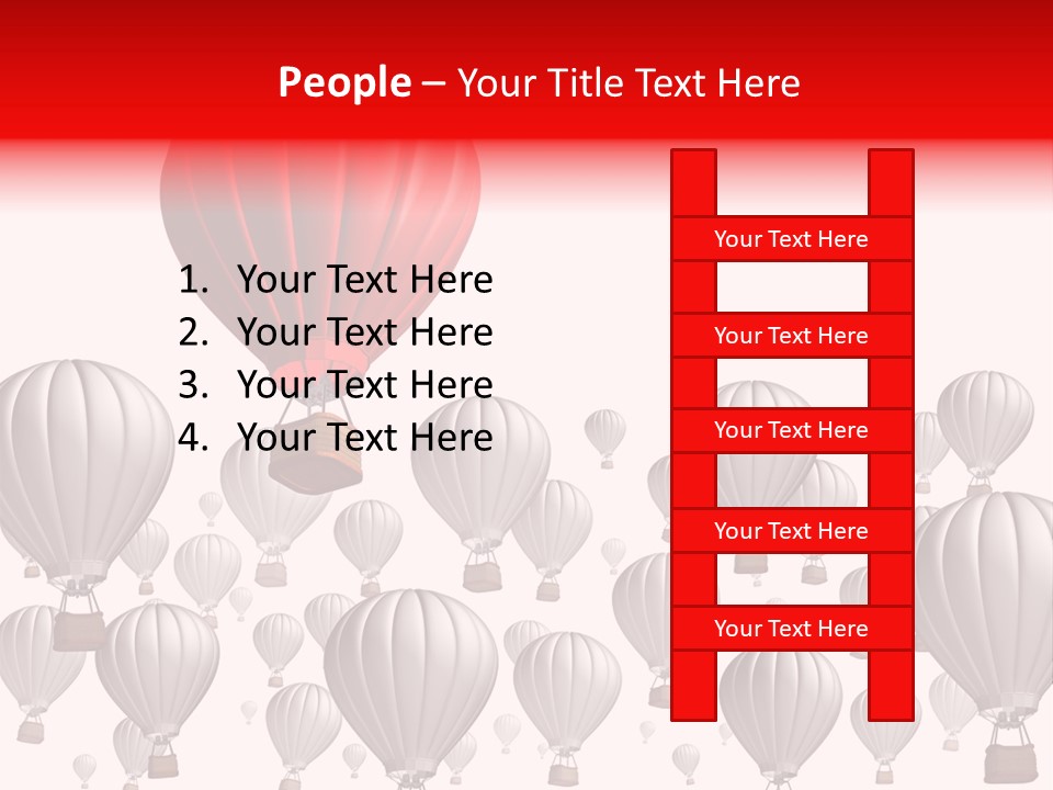 White Tourism Single Object PowerPoint Template