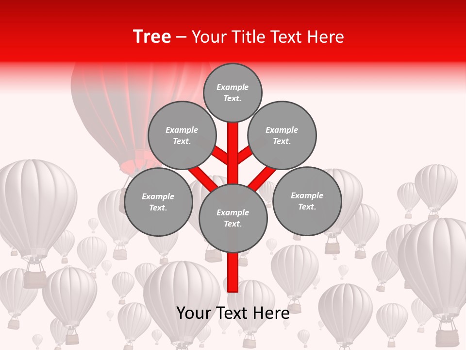 White Tourism Single Object PowerPoint Template