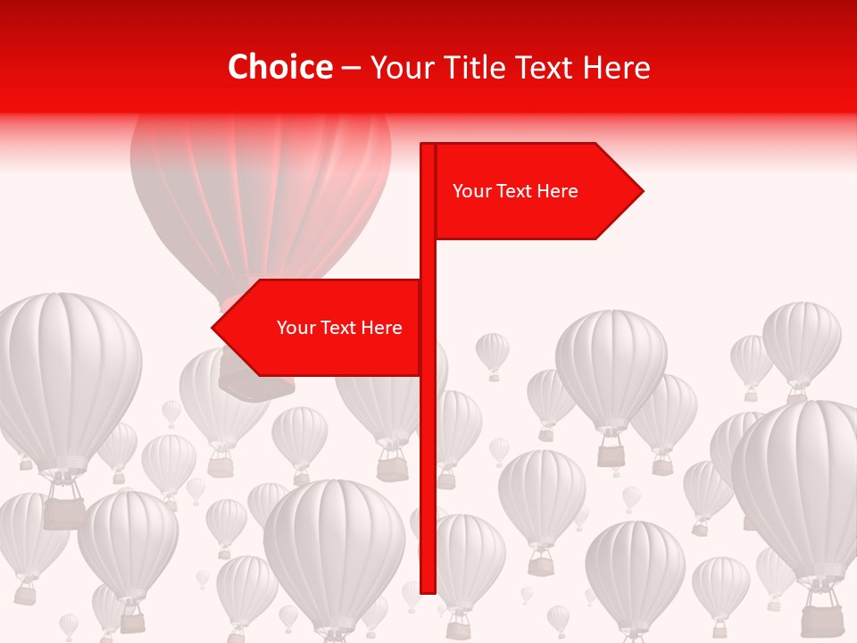 White Tourism Single Object PowerPoint Template