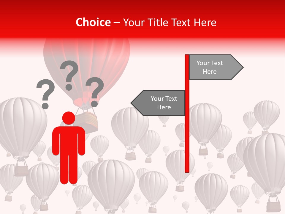 White Tourism Single Object PowerPoint Template