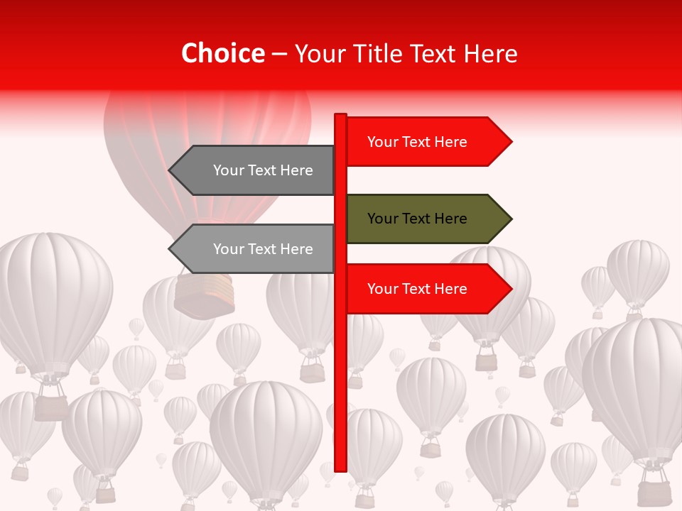 White Tourism Single Object PowerPoint Template