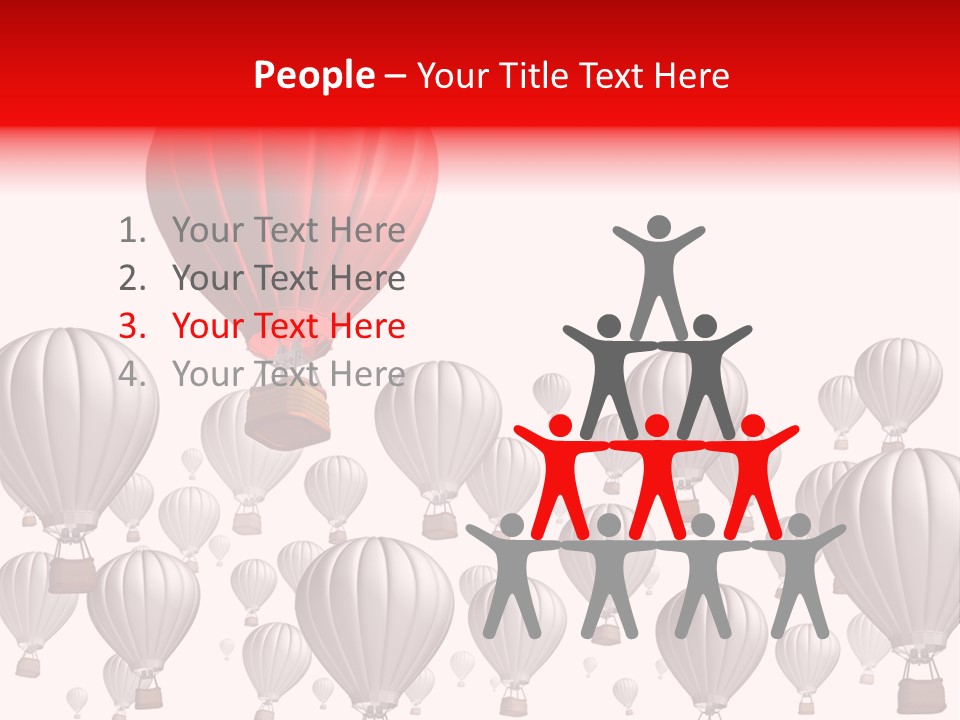 White Tourism Single Object PowerPoint Template