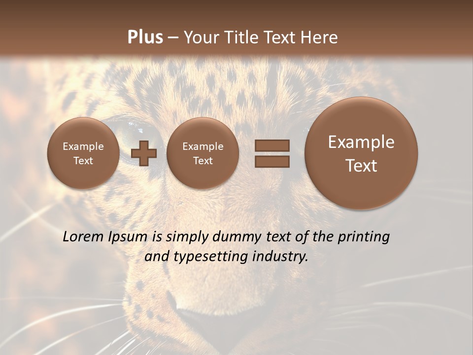 Wildlife Eye Hunter PowerPoint Template