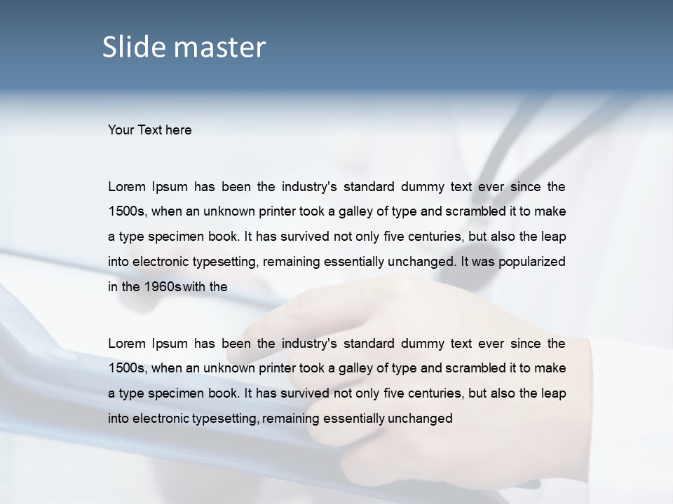 Professional Medical Lifestyle PowerPoint Template