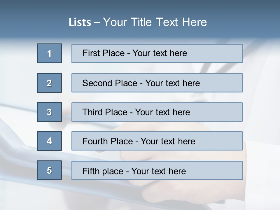 Professional Medical Lifestyle PowerPoint Template