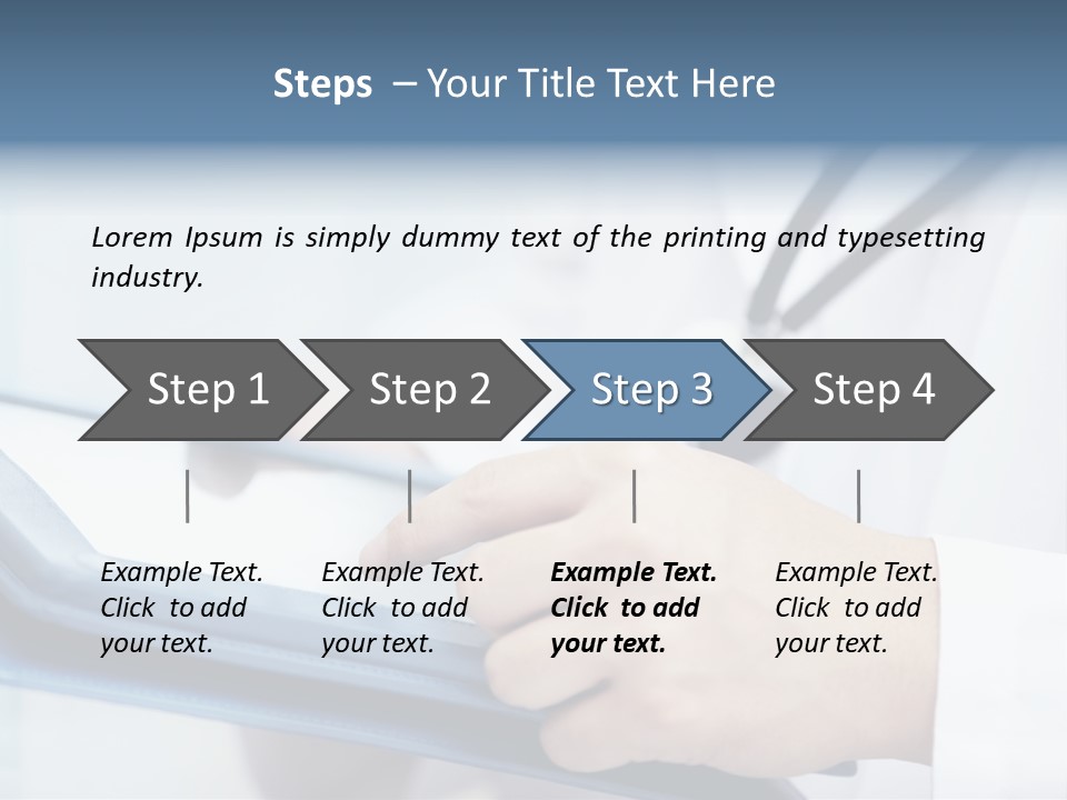 Professional Medical Lifestyle PowerPoint Template