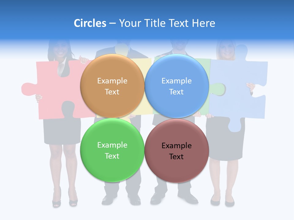 Together Looking Human PowerPoint Template