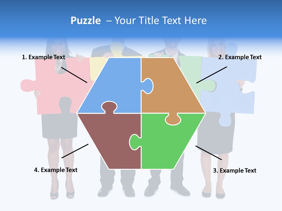 Together Looking Human PowerPoint Template