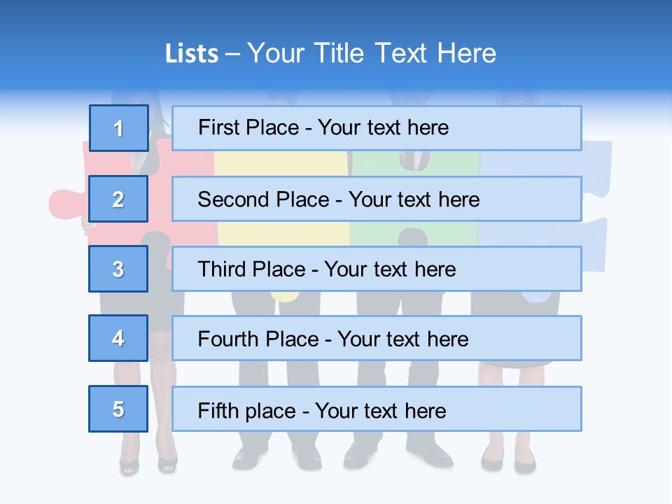 Together Looking Human PowerPoint Template