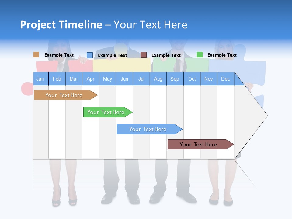 Together Looking Human PowerPoint Template