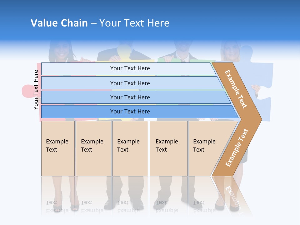 Together Looking Human PowerPoint Template