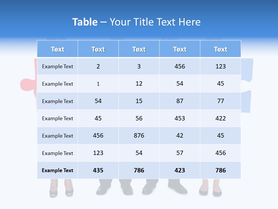 Together Looking Human PowerPoint Template