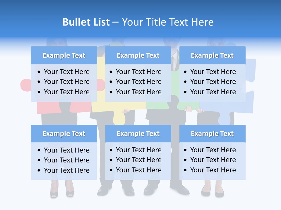 Together Looking Human PowerPoint Template