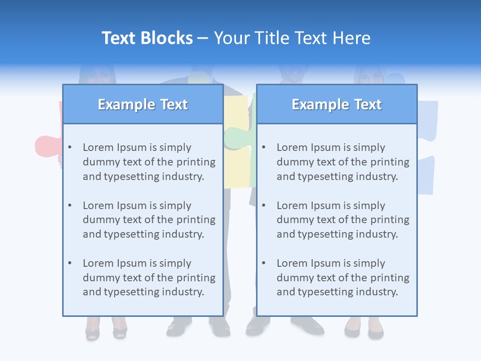 Together Looking Human PowerPoint Template
