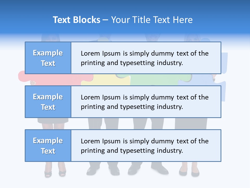 Together Looking Human PowerPoint Template