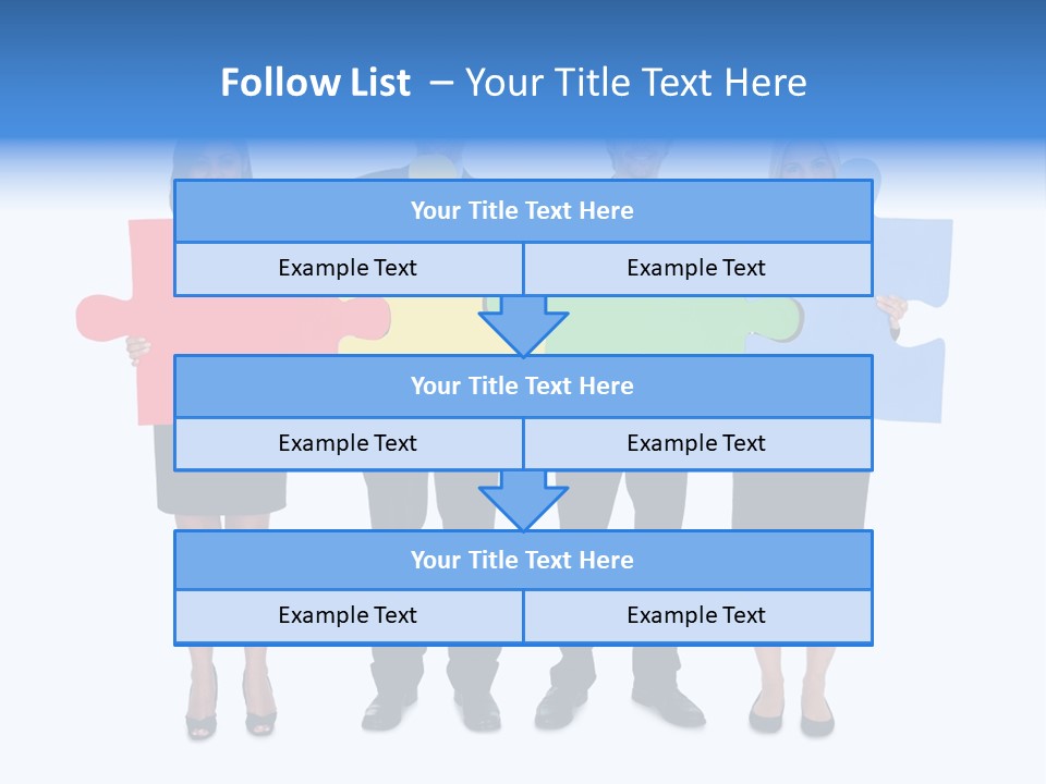 Together Looking Human PowerPoint Template