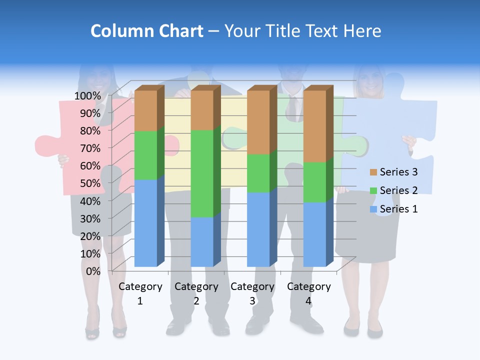 Together Looking Human PowerPoint Template
