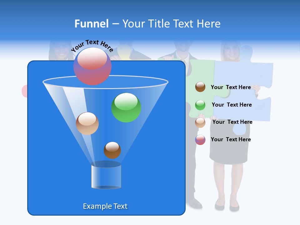 Together Looking Human PowerPoint Template