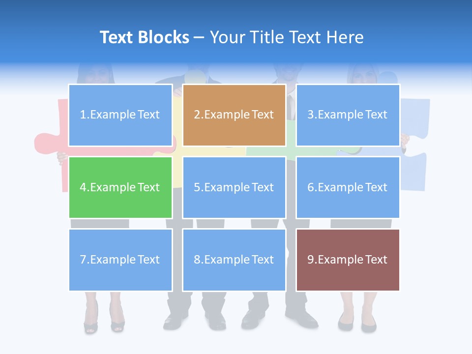 Together Looking Human PowerPoint Template