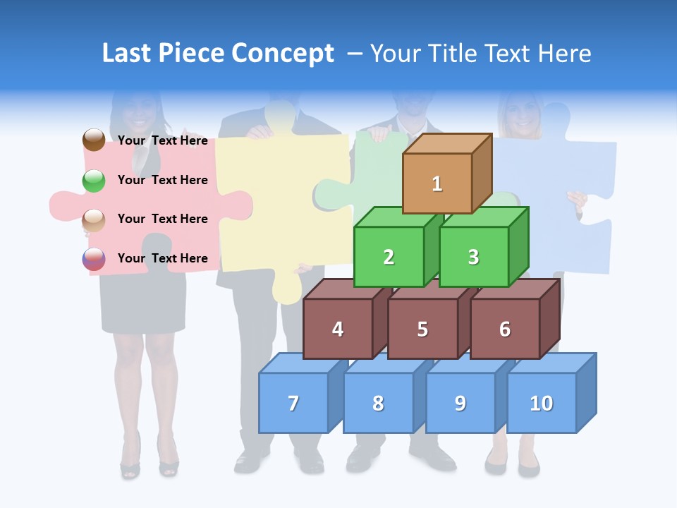 Together Looking Human PowerPoint Template