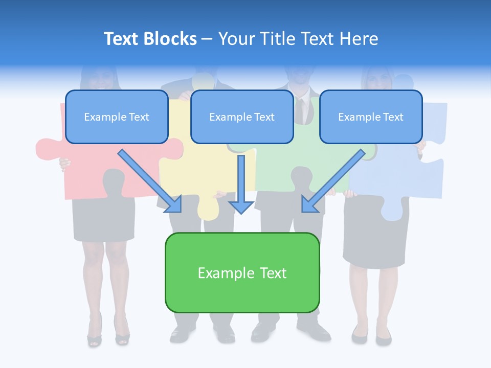 Together Looking Human PowerPoint Template