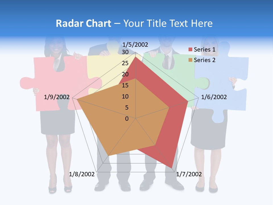 Together Looking Human PowerPoint Template