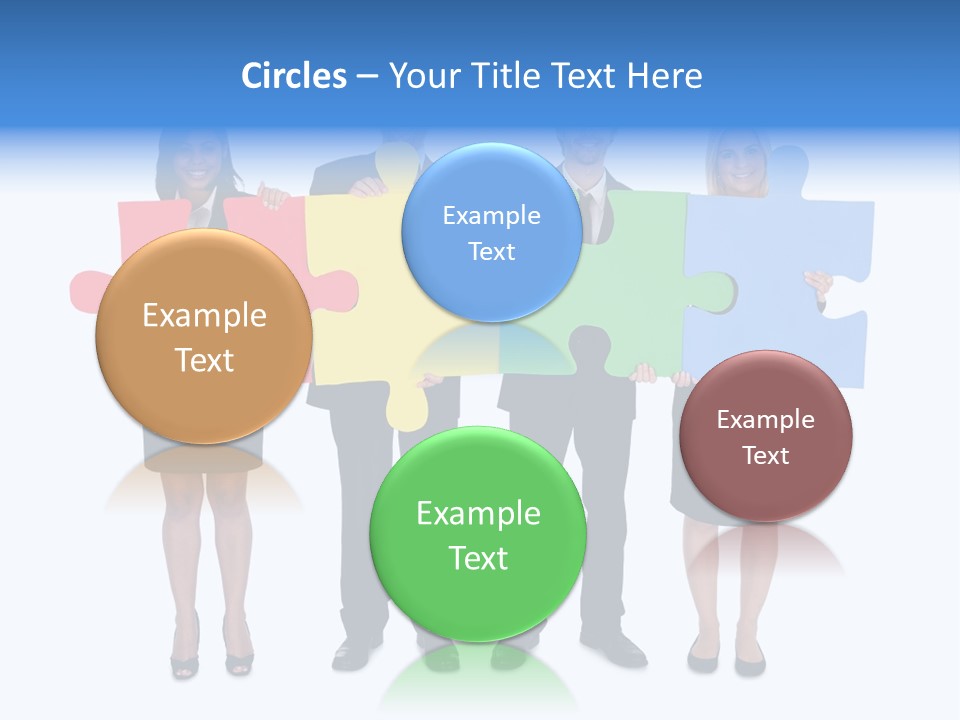 Together Looking Human PowerPoint Template