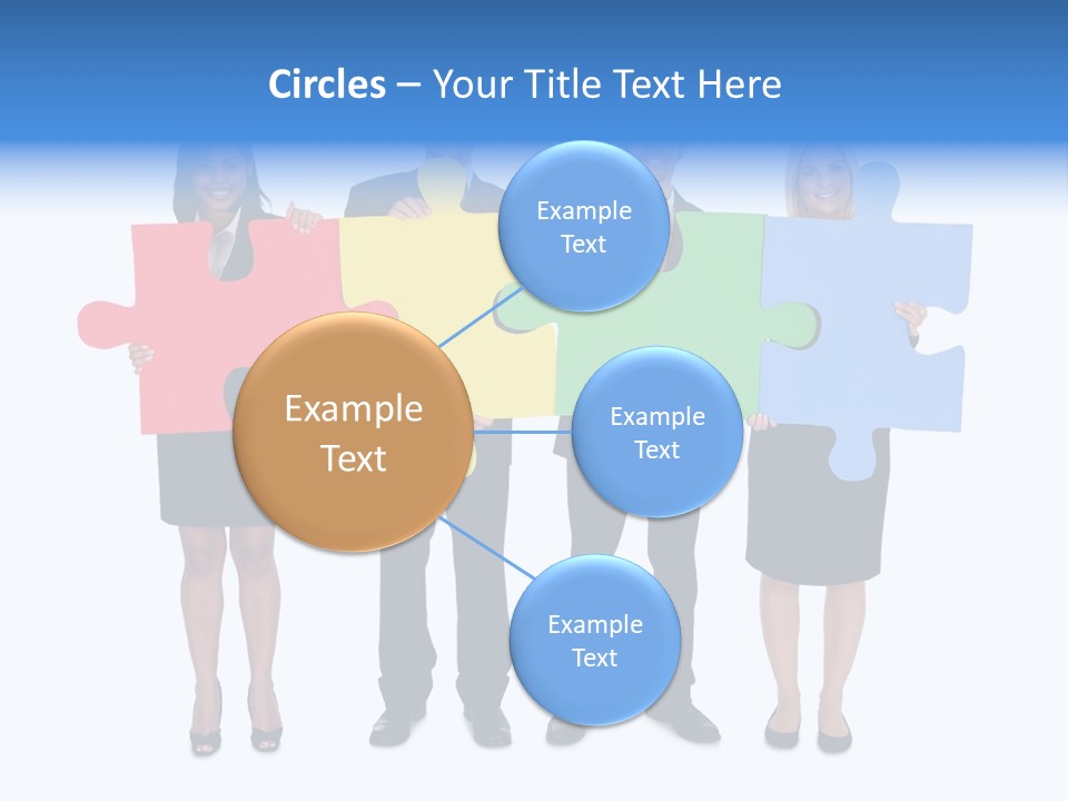 Together Looking Human PowerPoint Template