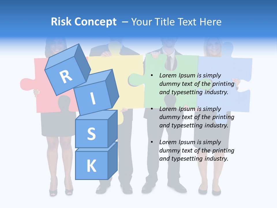 Together Looking Human PowerPoint Template