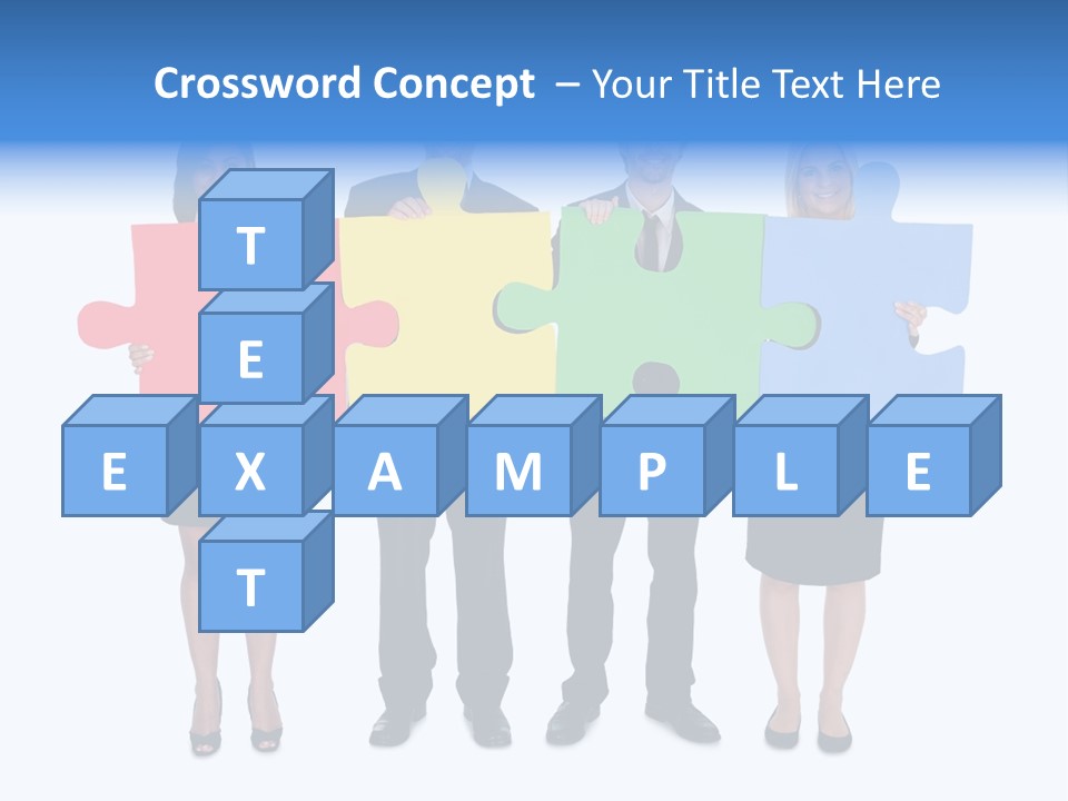 Together Looking Human PowerPoint Template