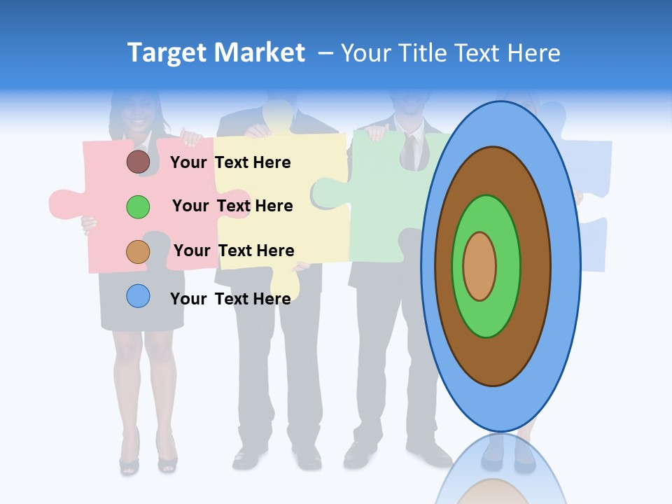 Together Looking Human PowerPoint Template