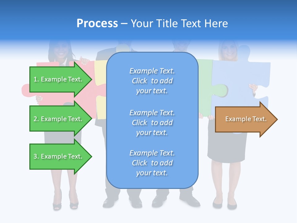 Together Looking Human PowerPoint Template