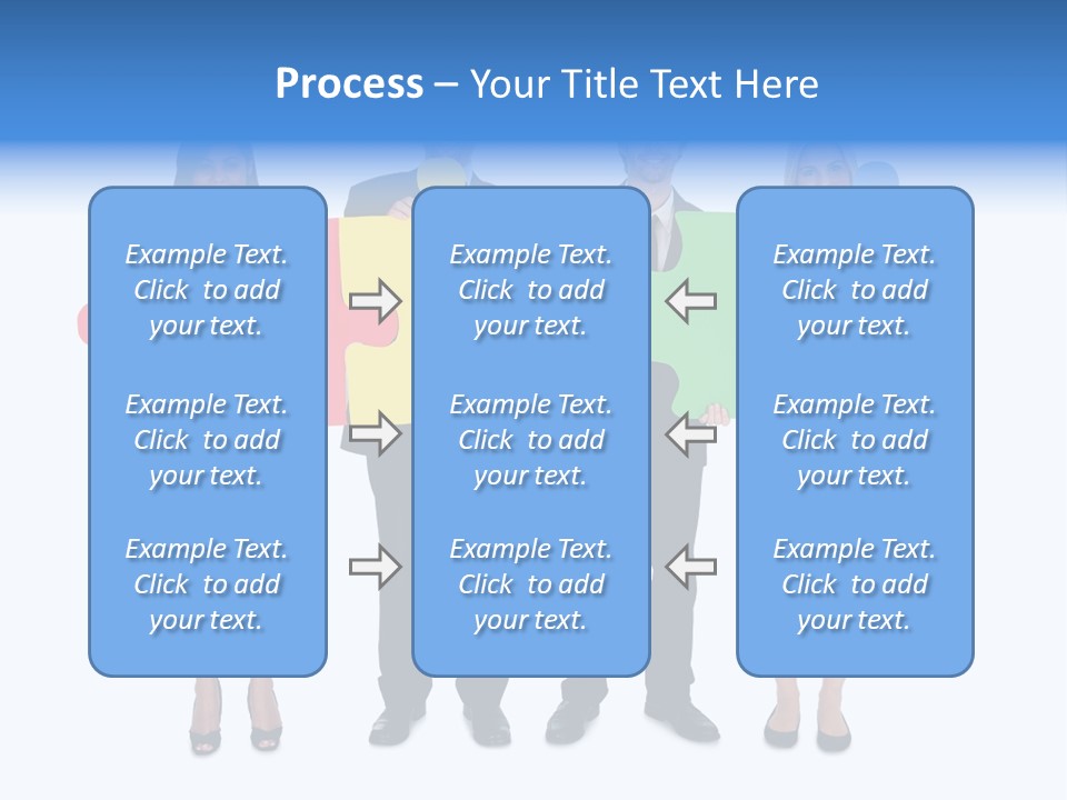 Together Looking Human PowerPoint Template