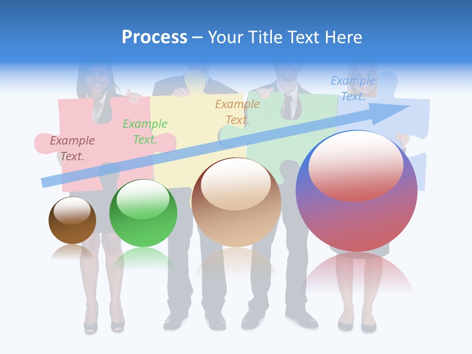 Together Looking Human PowerPoint Template