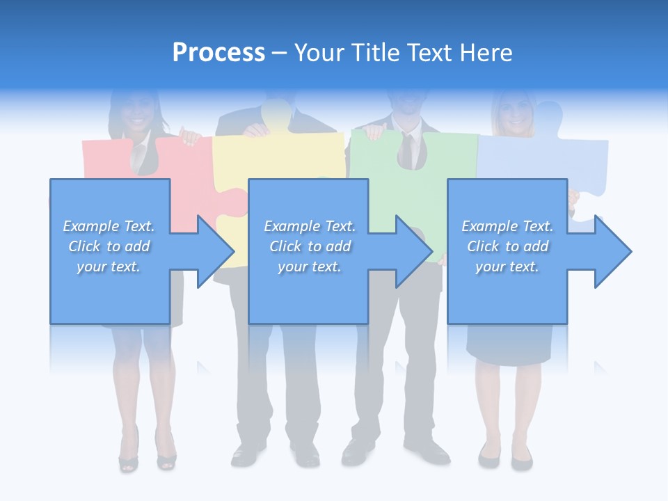 Together Looking Human PowerPoint Template