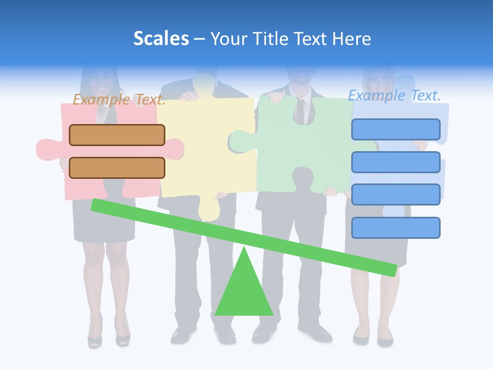 Together Looking Human PowerPoint Template