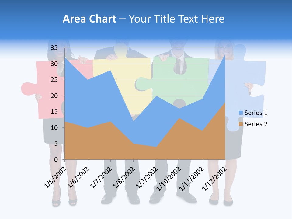 Together Looking Human PowerPoint Template