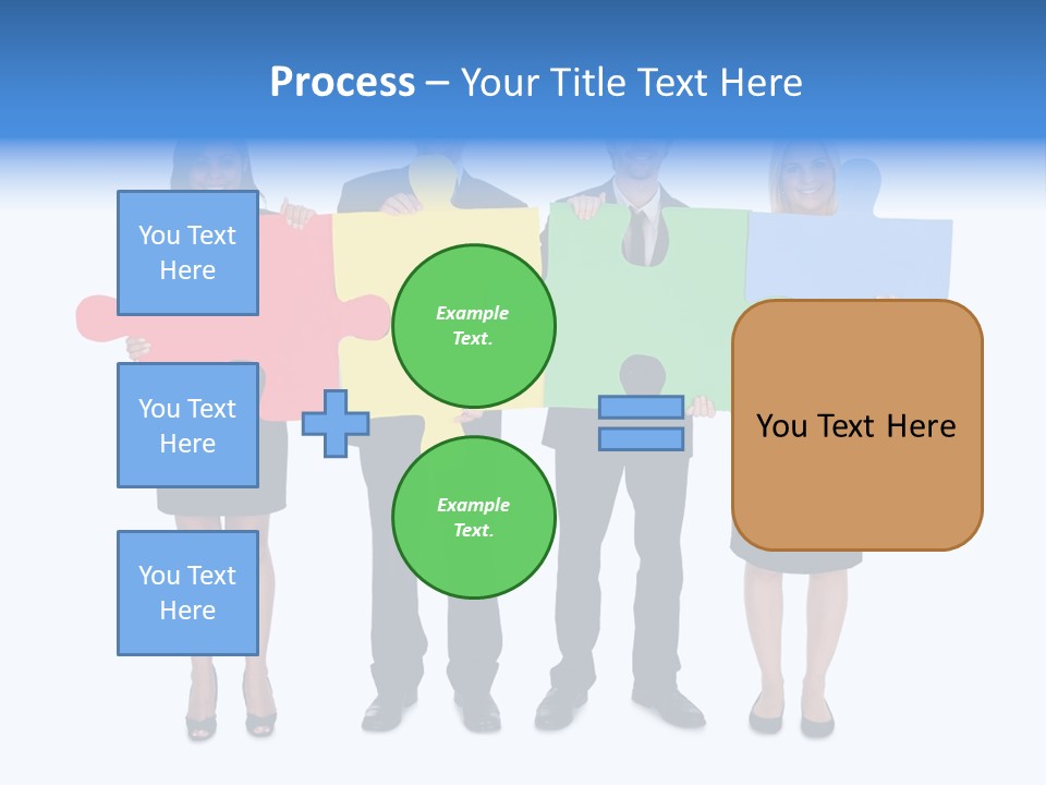 Together Looking Human PowerPoint Template