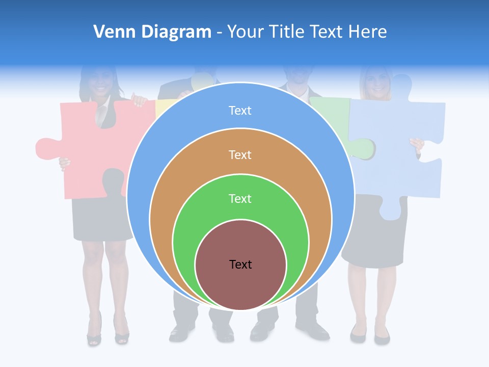 Together Looking Human PowerPoint Template
