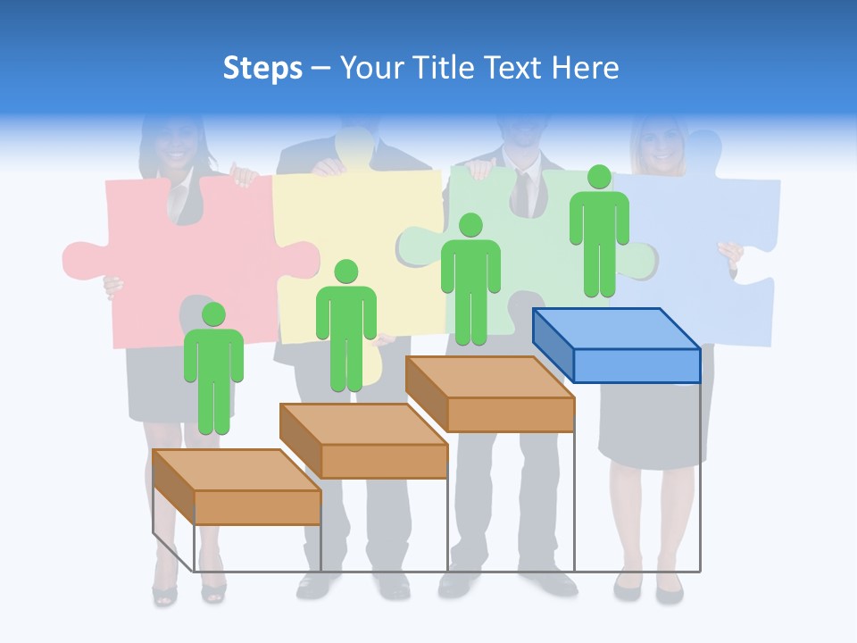 Together Looking Human PowerPoint Template