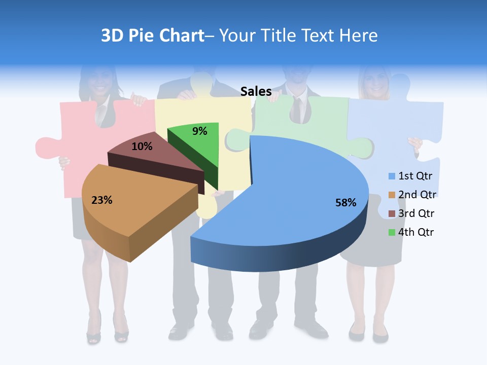 Together Looking Human PowerPoint Template