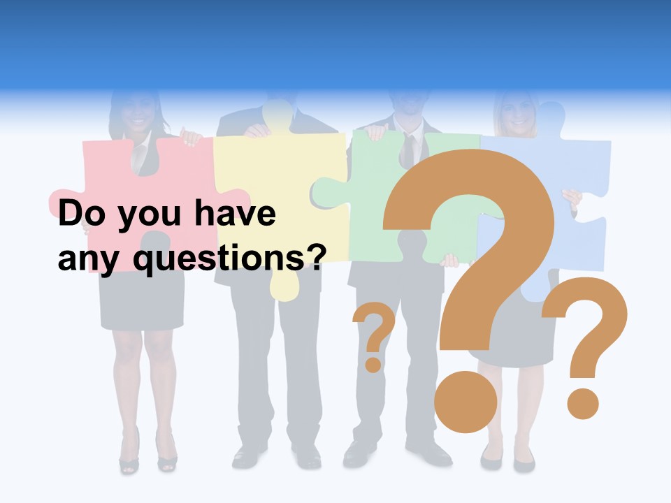 Together Looking Human PowerPoint Template