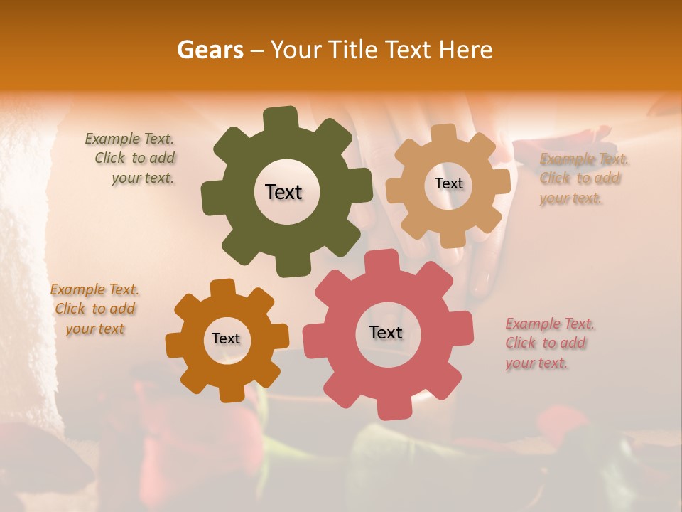 Beautiful Flower Bodycare PowerPoint Template