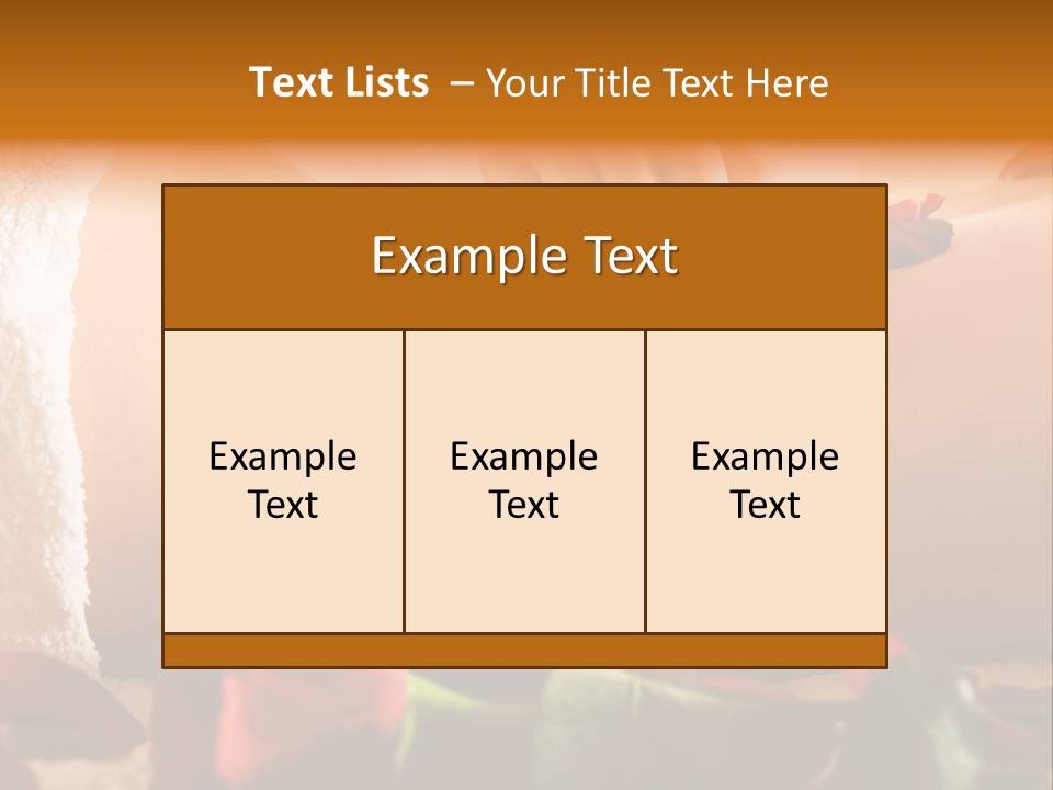 Beautiful Flower Bodycare PowerPoint Template