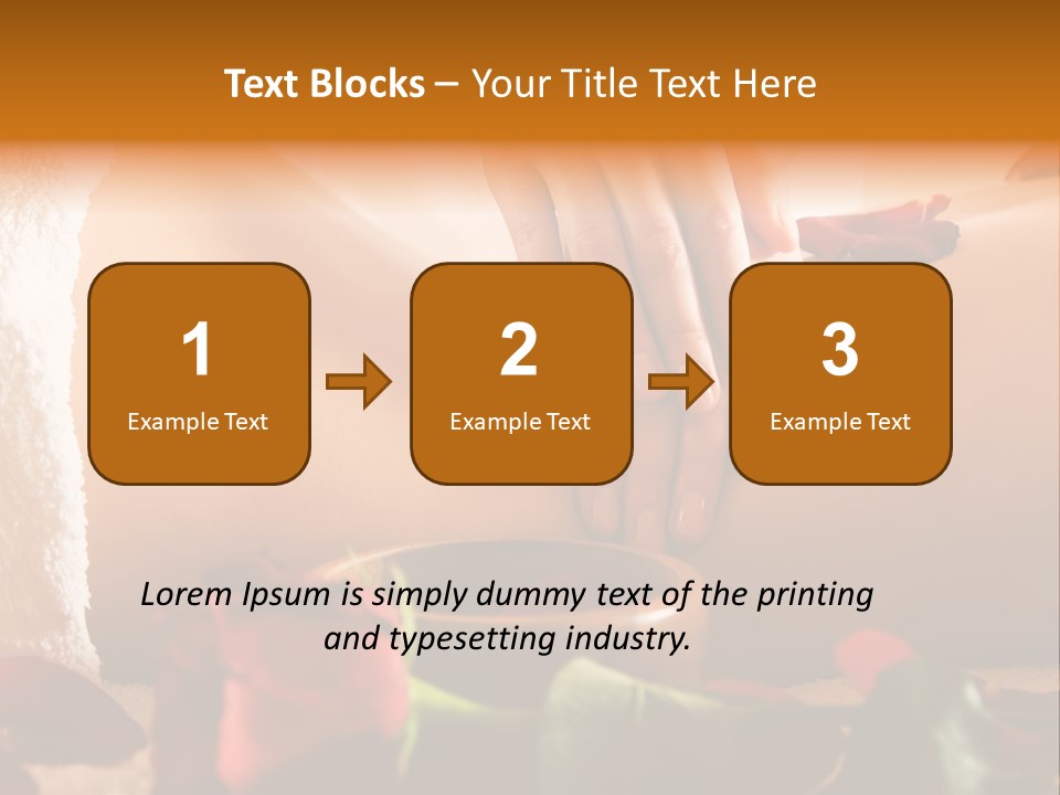 Beautiful Flower Bodycare PowerPoint Template
