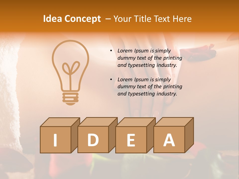 Beautiful Flower Bodycare PowerPoint Template