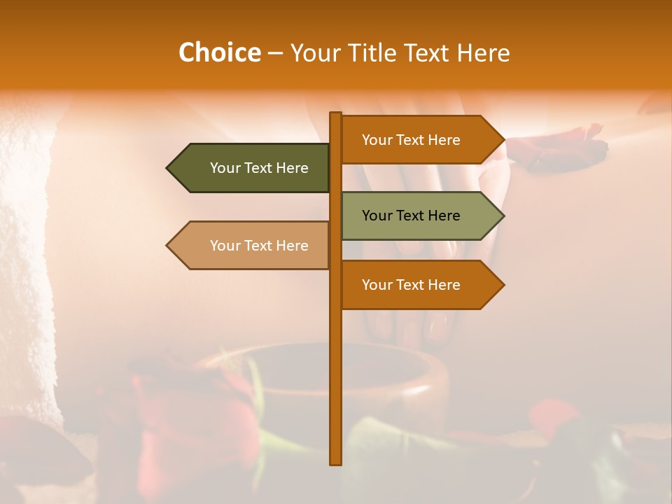 Beautiful Flower Bodycare PowerPoint Template
