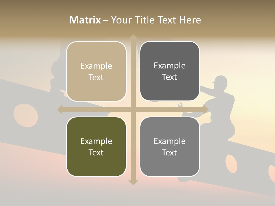 Architecture Hard Silhouette PowerPoint Template